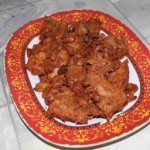 RENDANG IKAN TUNA plus kacang merah a la Bu Cucun